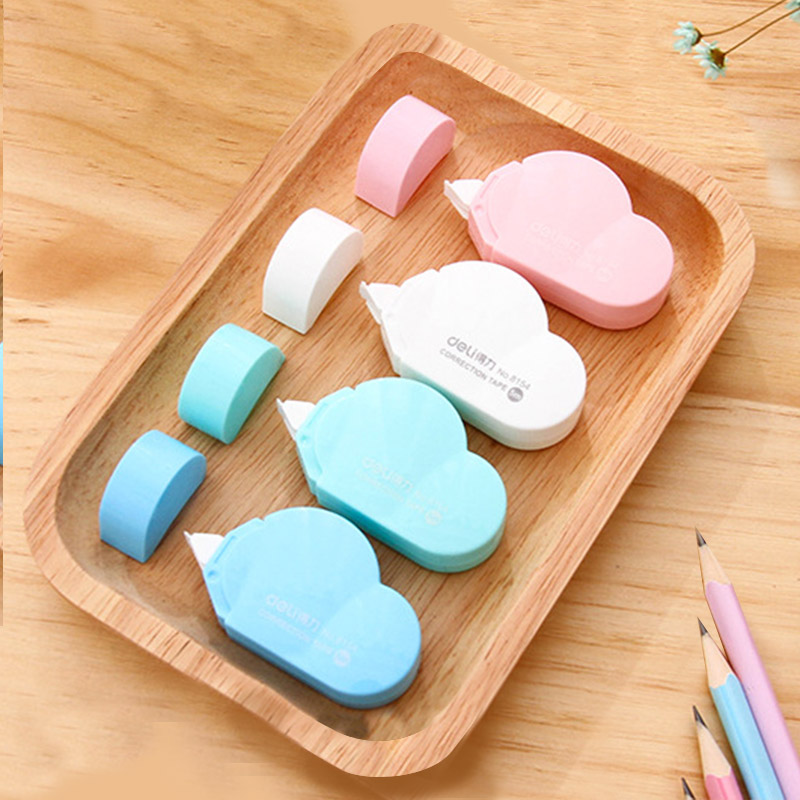 1 PC Cute Cloud Mini Small Correction Tape Korean Sweet Stationery Novelty Office Kids School Supplies Children