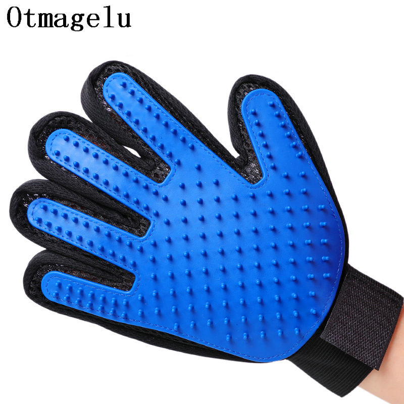 Silicone Pet Brush Dog Cat Glove Cat Cleaning Gentle Efficient Pet Soft Cat Grooming Glove Dog Bath Supplies Pet Glove Combs