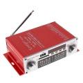 HY-602 HI-FI 12V Digital Audio Player Car Amplifier FM Radio Stereo Player Support SD/ USB / DVD / MP3 Input with Remote Control
