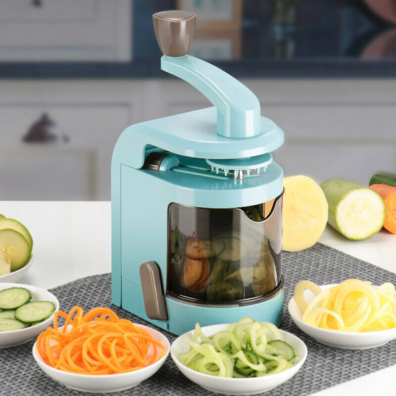 Multifunctional Efficiency Vegetable Spiralizer Folding Veggie Pasta & Spaghetti Potato Vegetable Spiral Cutter Zucchini Slicer