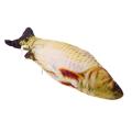 20cm 30cm Cat Toys Cat Fish Toy Catnip Cat Scratch Board Filled with Mint Vivid Simulation Stuffed Fish Pet Products