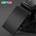 CARTELO For Men Black Belts Genuine Leather Belts Luxury brand Automatic Male Belts Cummerbunds Leather Belt Men dropshipping