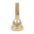 Nickel-Plated Copper 12C 6.5AL Alto Trombone Mouthpiece Small Shank Stylish and Durable Silver Golden