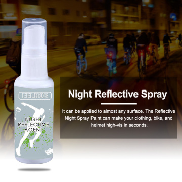 Luminous Mark Helmet Running Anti Accident Sports Outdoor Safety Night Reflective Spray Fluorescence Paint For Clothing Agent