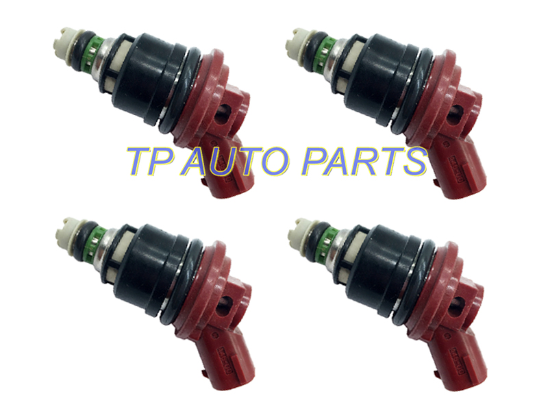 4 PCS Fuel Injector Nozzle Compatible With Suba-ru OEM 16611-AA140 0R55 16611AA140