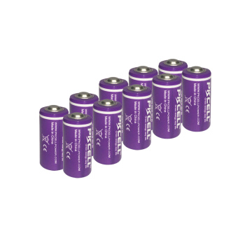 10PCS PKCELL ER 14250 1/2 AA battery 3.6v 1200MAH ER14250 lithium batteries replace for 14250 primary battery for camera