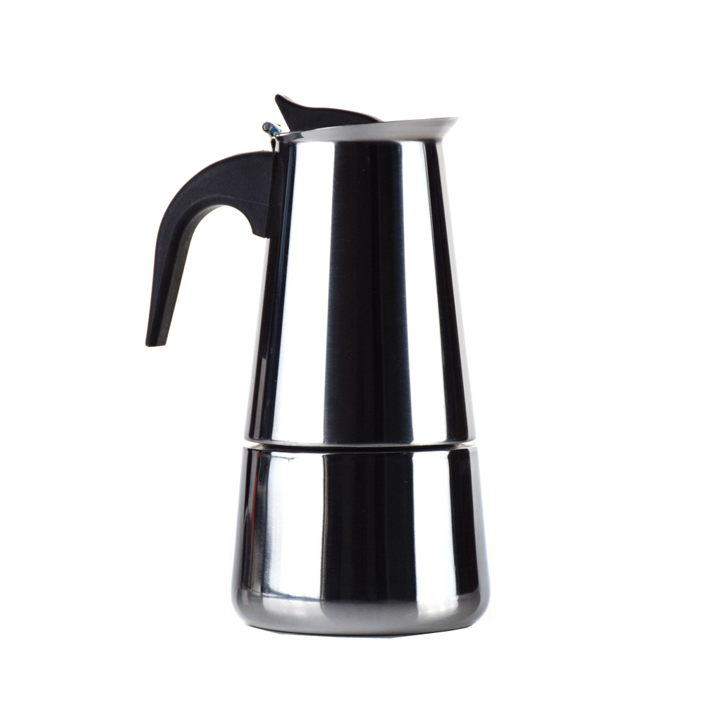 Ecocoffee 304 Stainless Steel Stovetop Espresso Coffee Maker Mocha Latte Filter Kitchen Coffee Percolator