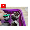 5PCS 30mm Nursery mud Compressed nutrient block Nursery Soil Block Garden Flowers Planting Seedlings Peat Cultivate Block