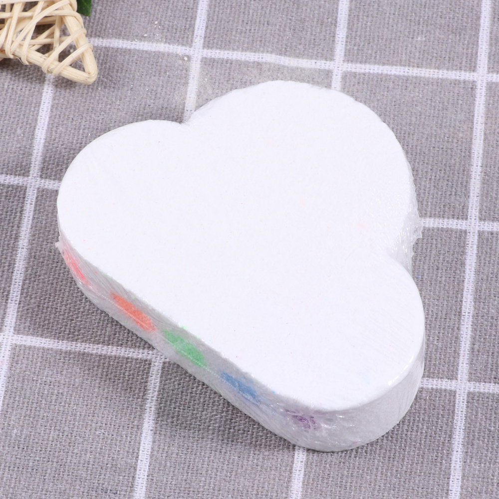 2pcs 100g Organic Rainbow Bath Salt Cloud Shape Exfoliating Bubble Bath Salts (White, Oriental Cherry)