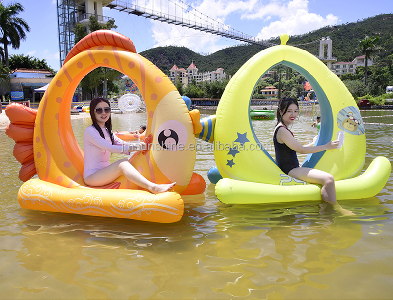 ODM Inflatable helicopter water Summer Swimming Pool Float