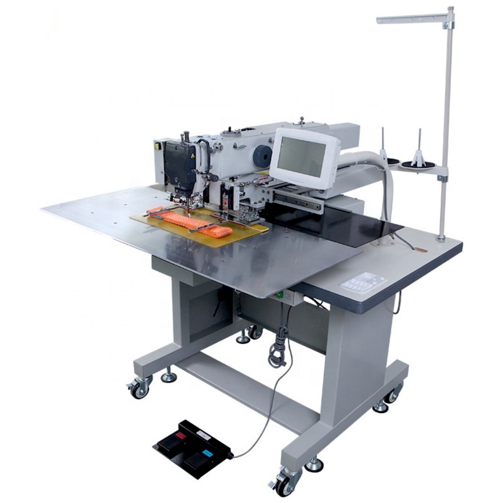 HM-2010 200 X100 mm Electric Pattern Sewing Machine Pet Belt and Rope Heavy Duty Machine (5)