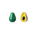 Stud Earrings Fresh Avocado Green Style Alloy Needle Material Cute Fruit Party Ear Jewelry Accessories Creative Delicate
