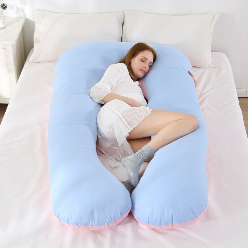 High Quality Full Body Giant Pregnancy Pillow for Maternity and Pregnant Women Side Sleeping Cushion