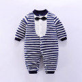 2020 New Cute BABY Newborn Baby Boy Girl Clothes Long Sleeve Hoddies Bear Zipper Baby Romper Clothes Autumn Winter Wear 0-18M