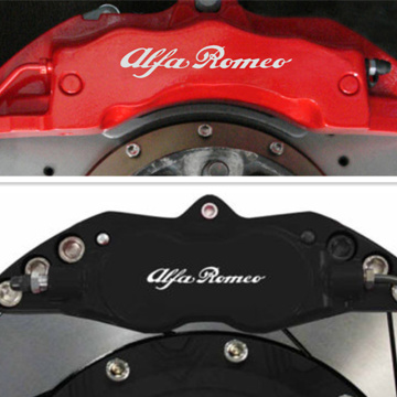 Automobile 4pcs for Alfa Romeo HI - TEMP CAST VINYL BRAKE CALIPER DECALS STICKERS