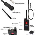 Multi-function Dual antenna Anti-tapping Anti-Spy Bug Detector GPS GSM WIFI Camera RF Signal Automatic Detector Finder