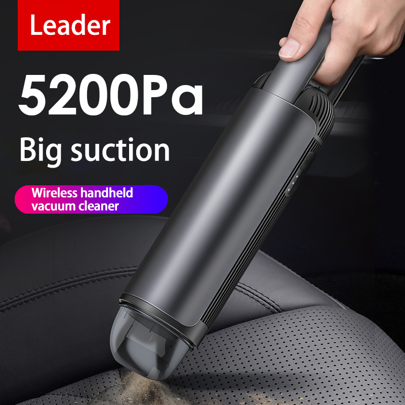 5200pa USB Portable Car Vacuum Cleaner, Powerful Home&Car Dual-use Vacuum Cleaner, Handheld Mini Car Vacuum Cleaner