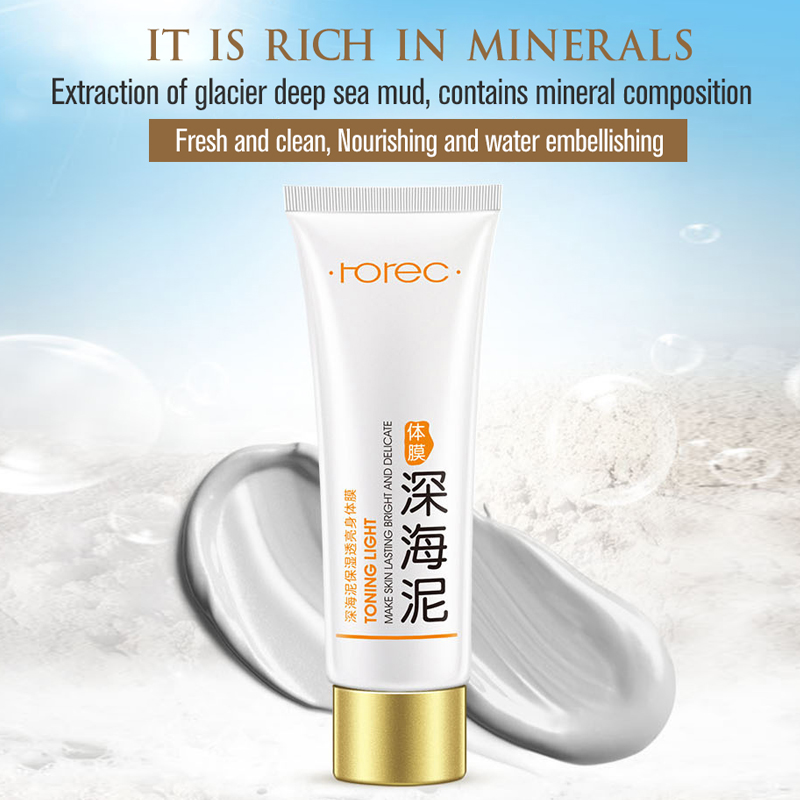 ROREC Natural Body Scrub for Skin Care Moisturizing Cleaning Whitening Body Repair Exfoliating Lotion Cream Nourish Body Care