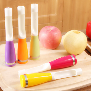 Plastic Apple Pear Chili Corer Core Seed Remover Fruit Corers Fruit Vegetable Tools