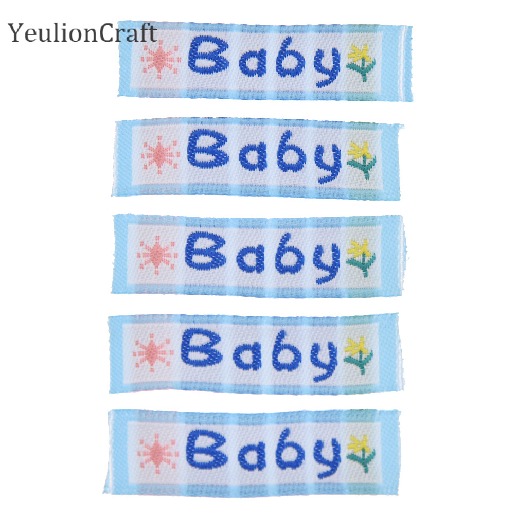 Chzimade 100Pcs/lot Baby Washable Cloth Labels Polyester Garment Labels Tags Diy Sewing Materials