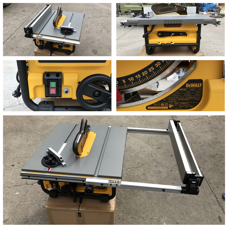 Woodworking Table Saw DW745 Household Small Mini multi-function Cutting Machine 10 Inch Push Table Saw