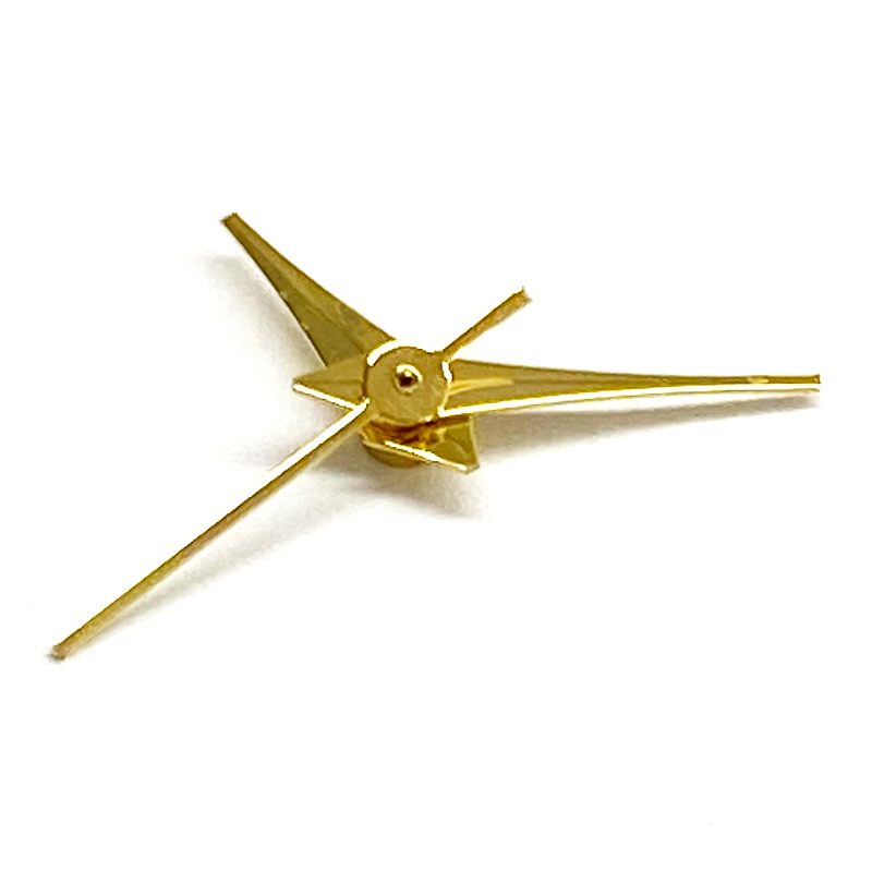 gold watch hands
