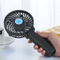 Portable Mini Hand Fan USB Rechargeable Foldable Handheld Fan Cooler 3 Speed Adjustable Cooling Fan for Outdoor Travel