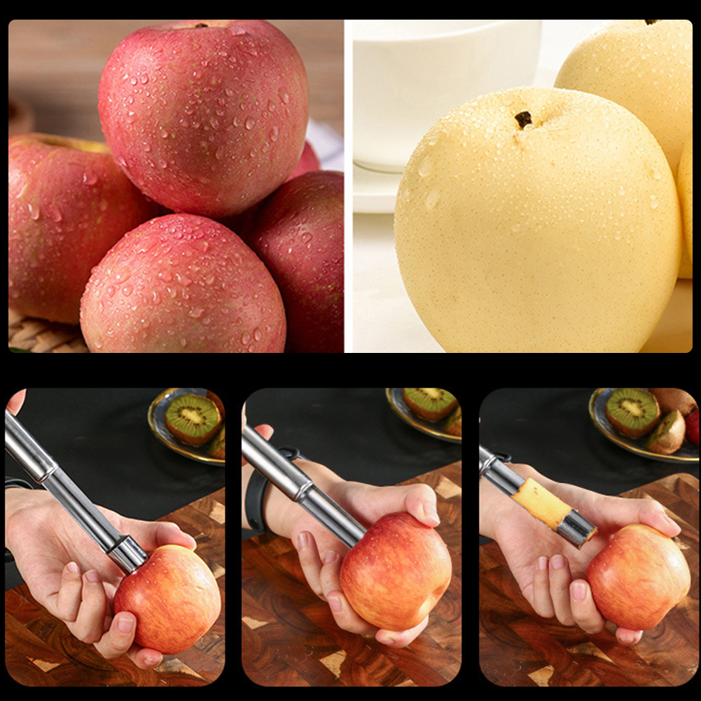 Stainless Steel Fruit Jujube Core Seed Remover Separator Pitter Kitchen Gadget Apple Corer Remover pepper Remove Pit