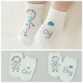 Baby Socks Spring Autumn Newborn Baby Boys Girls Cotton Cute Cartoon Toddler Asymmetry Anti-slip Socks For Babies Winter TXTB1