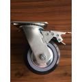 5'' heavy duty caster with double brake