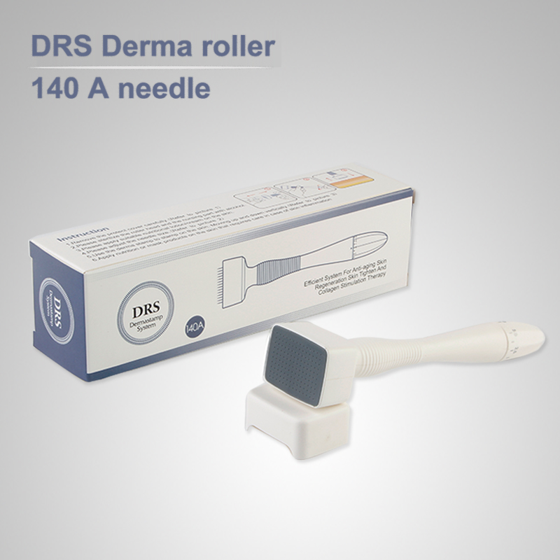 DRS140 A Adjustable Needles Length Micro Needle Stamp Stainless Steel Skin Care Hair Loss Beard Derma Roller System Mezoroller