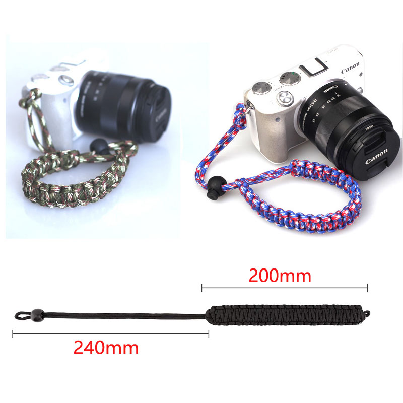 10pcs New Camera Strap Camera Wrist Strap Hand Grip Paracord Braided Wristband for Nikon Canon Sony Pentax Panasonic DSLR