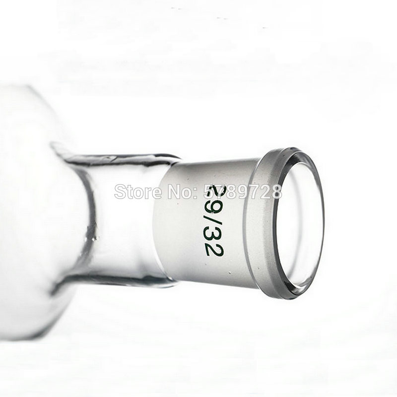 1pcs Standard frosted mouth19# 24# 29#single - mouth distillation flask with flat - bottom glass capacity 50ml to 2000ml