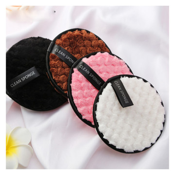 Reusable Makeup Remover puff Microfiber Cloth washable Wet Sponge Face Pads pineapple Shape Soft Cleaning Cotton Flutter