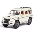 1:24 Toy Car Model Metal Wheels Simulation G65 Alloy Car Diecast Toy Vehicle Sound Light Pull Back Car Toys For Kids Gift