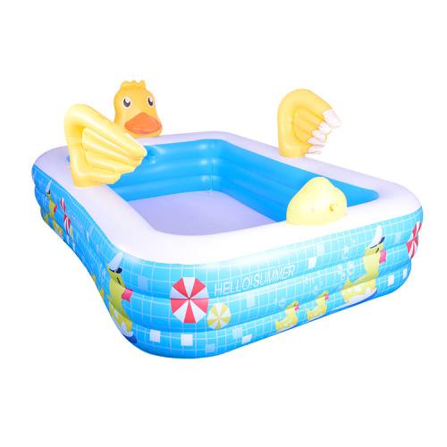 2022 New Design Yellow Duck Rectangle Paddling Pool for Sale, Offer 2022 New Design Yellow Duck Rectangle Paddling Pool