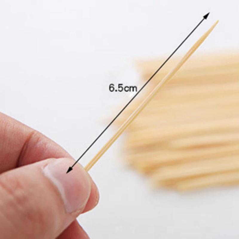 1bag Disposable Toothpicks Wood Dental Natural Bamboo Toothpick For Home Restaurant Hotel Products Toothpicks Tools
