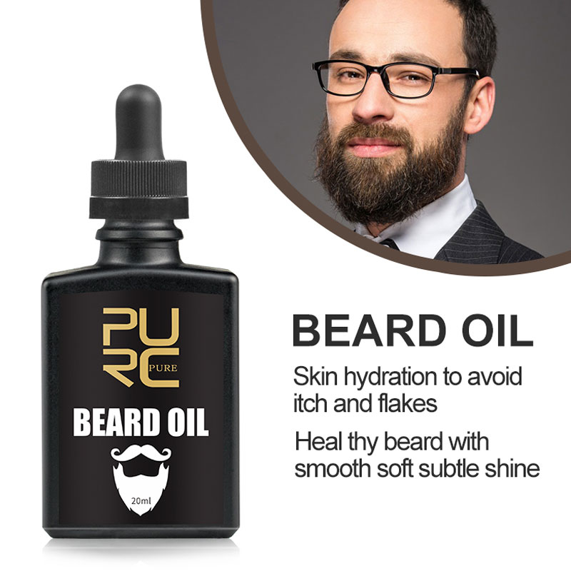 5days Man\'s Beard Oil Moisturizing Beard Soften Mustache Beard Care Essential Oil