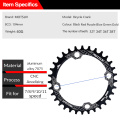 Bicycle Crank 104BCD Round Shape Narrow Wide 32T/34T/36T/38T MTB Chainring Bicycle Chainwheel Bike Circle Crankset Single Plate