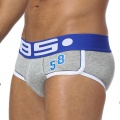 ORLVS Best Popular Men Briefs Cotton Spandex Elastic Underpants Sexy breathable Cueca comfortable Men underwear