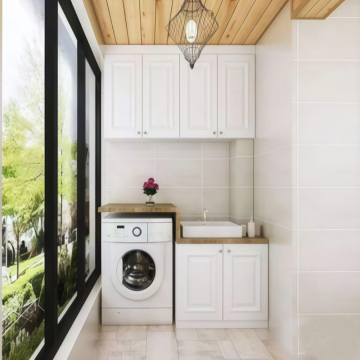 Pure White Minimalist Full Length Custom Balcony