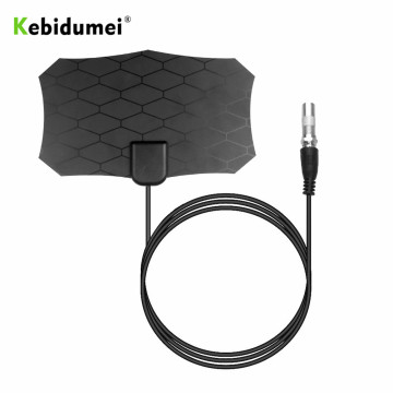 Kebidumei 4K HD Signal Digital TV Antenna Flat Indoor HDTV VHF UHF TV Antenna for Local Channels Broadcast Home Television