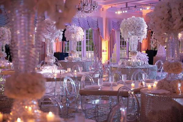 Clear Crystal Side Chairs Chair USA Shipping Crystal Wedding Part Rent Stacking Chiavari Transparent Dining Ghost Whole sale