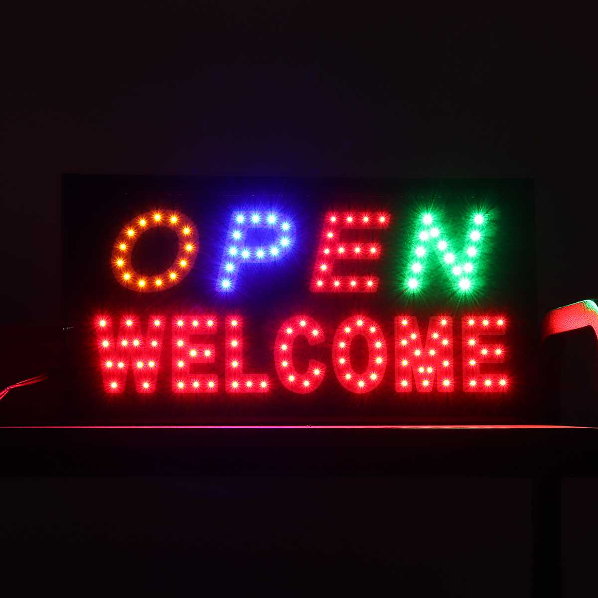 LED Store Open Sign Advertising Light Board Shopping Mall Bright Animated Motion Neon Business Store Billboard US AU Plug