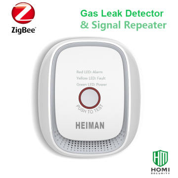 Compatible with Home Assistant Kaku Zigbee Smart Natural Coal LPG Gas Leakage Sensor Detector HS1CG-E