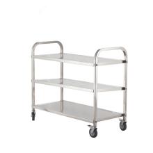 Kitchen Stainless Steel Dining Cart with Brake