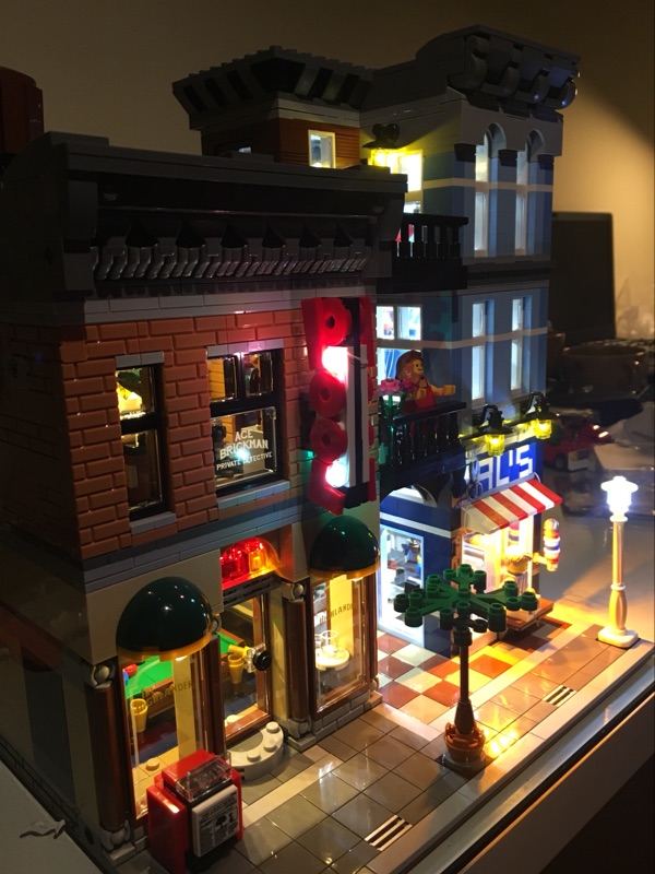 Led Light Up Kit For Lego and Lepin Detective's Office Building Block Light Set Compatible With 10246 (The model not included)