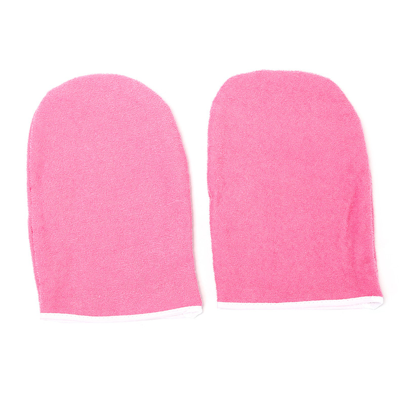 JETTING 1pair Wax Protection Gloves Paraffin Wax Protection Hand Gloves for Warmer Wax Heater Mini SPA Cotton Mittens