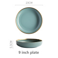 Green 9-inch plate