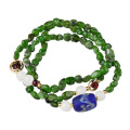 Multi circle Limestone Hand String with Individual Character, Originally Designed , Simple and Retro Ethnic Style Jewelry